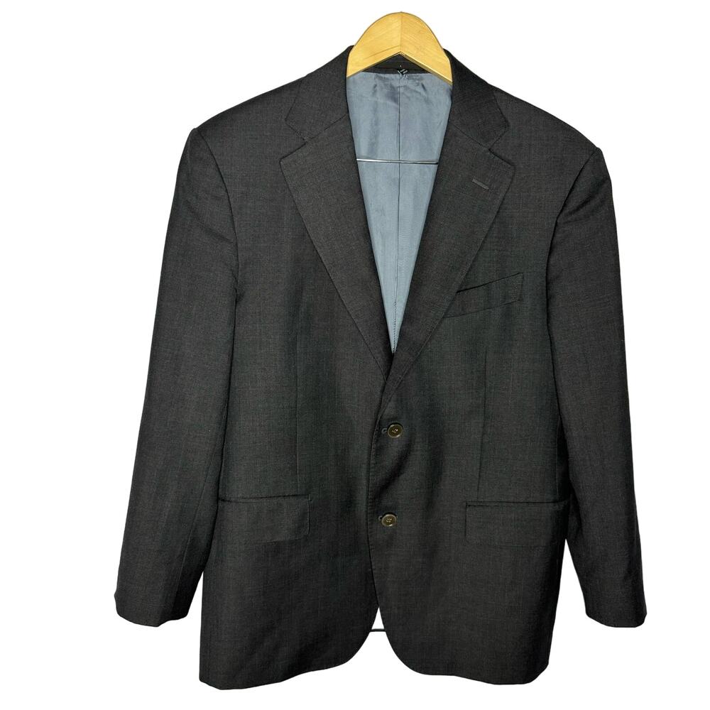 SuitSupply Vitale Barberis Canonico Wool Super 110's Blazer Men's 42S Grey